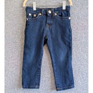 True Religion Jeans Toddler Size 3T Adjustable Waist Denim Pants